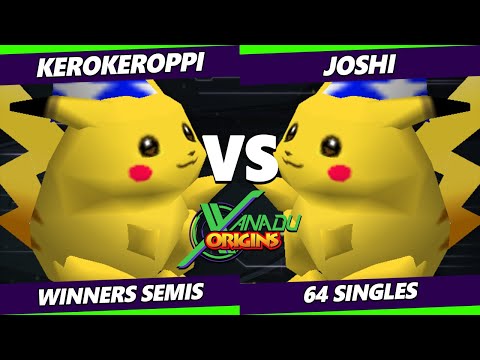 Xanadu Origins Top 8 - KeroKeroppi (Pikachu) Vs. Joshi (Pikachu) Smash Bros - SSB64