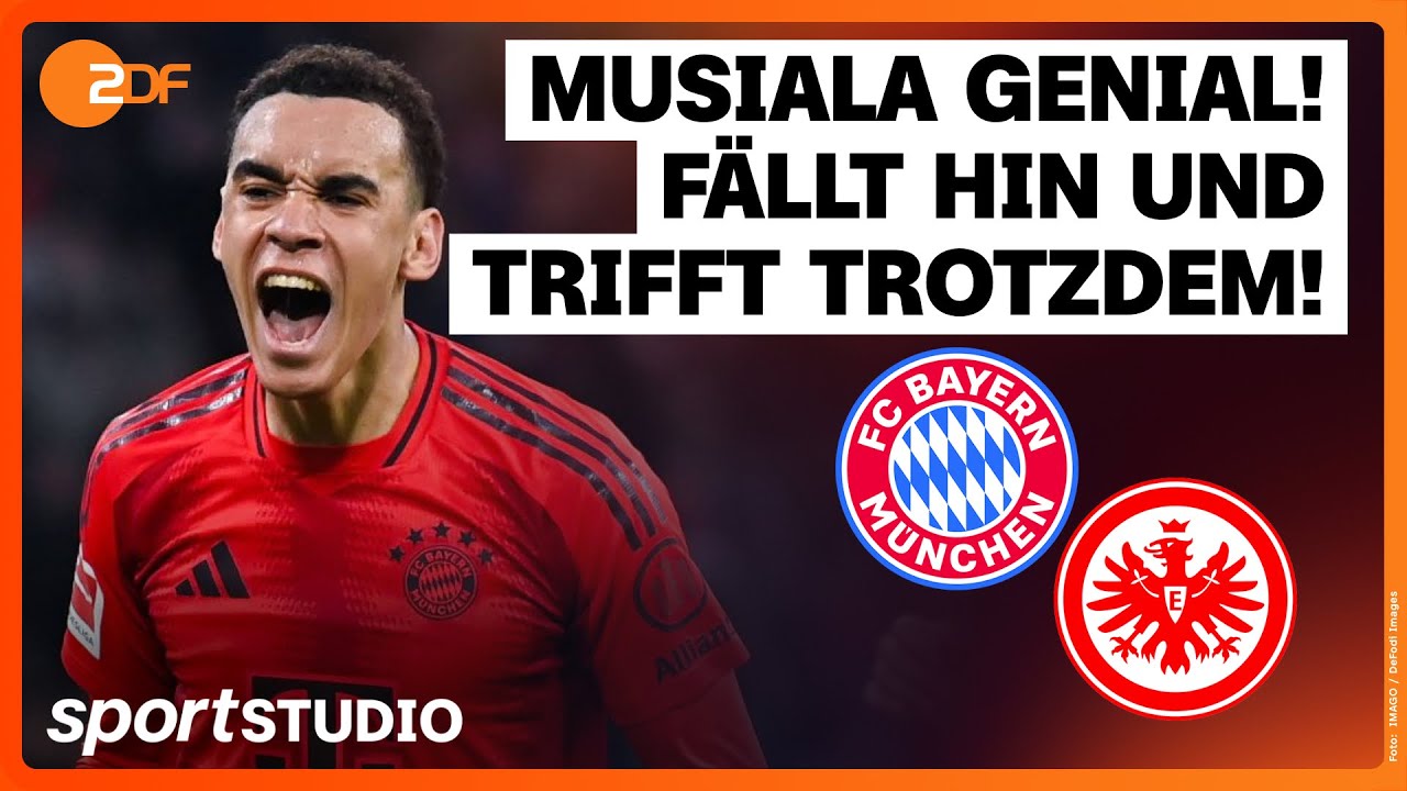 FC Bayern München – Eintracht Frankfurt | Bundesliga, 23. Spieltag 2024/25 | sportstudio