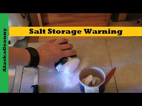 Salt Storage Warning Long Term Food Storage Tips - How...