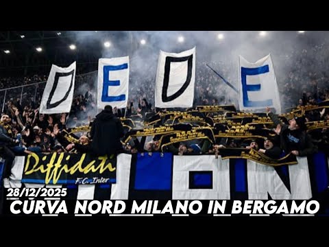 CURVA NORD MILANO IN BERGAMO || Atalanta vs Inter Milan 28/12/2025