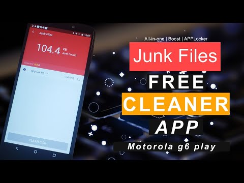 Android Tips 📱 Clean junk files on your Motorola g6 play