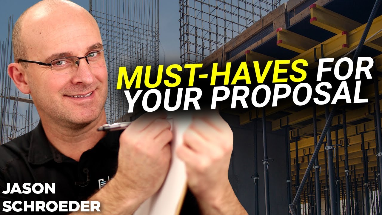 What Should A Construction Proposal Include?