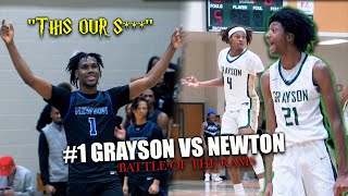 THIS OUR S***!! BIGEST RIVALRY IN GA NEEDS OVERTIME! #1 GRAYSON VS #8 NEWTON