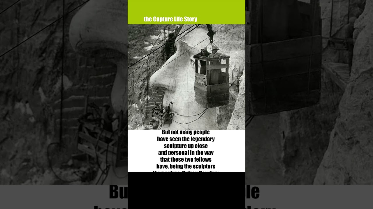 Mount Rushmore, 1935  #mountrushmore  #1935 #Gutzon #Borglum #history #faces #American #lincoln