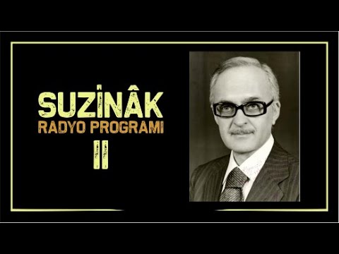 Bekir Sıdkı Sezgin-Radyo Programı (Suzinâk) II - (Anonslu)
