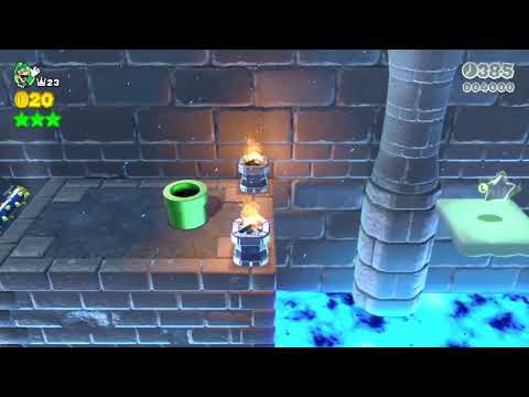 Super Mario 3D World [Switch] 10-7 Itemless Speedrun - Time: 23