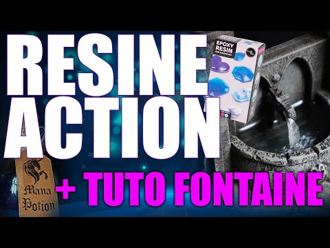 Test Résine de chez ACTION + Tuto Modélisme : Jet d'eau d'une fontaine