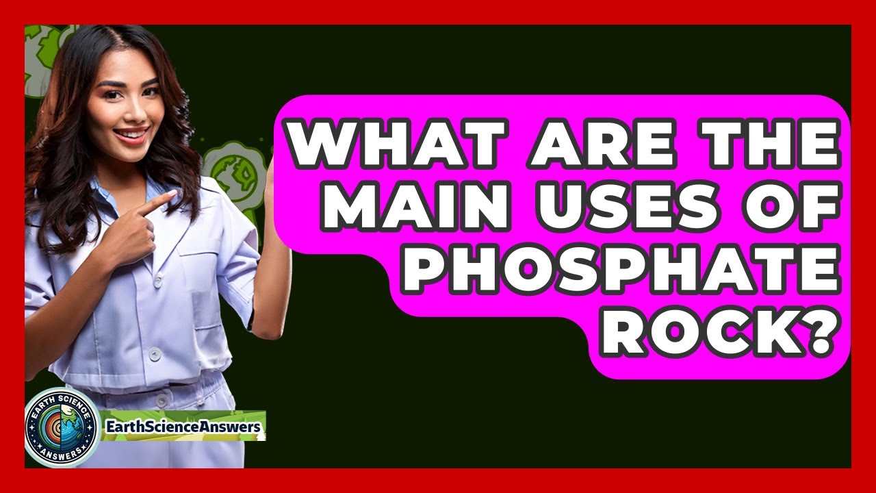 What Are The Main Uses Of Phosphate Rock? - Earth Science Answers