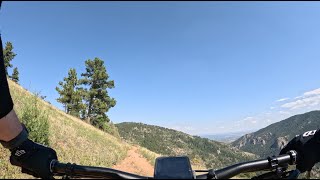 Parmalee - steep hillside root drops, tech & exposure - Mount Falcon Park - Morrison - Colorado