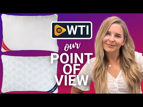 Hotel Collection Queen/Standard Size Adjustable Shredded Memory Foam Bed Pillow - Hot/Cold Shredded Foam Pillow for Back - WTI product video review