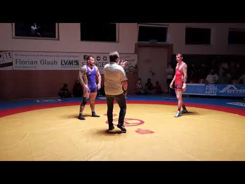 11.09.2021 RWG vs TSV Gailbach - 86kg Gr.-Röm.: Kevin Müller vs Stefan Sigler