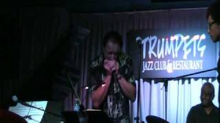 Rob Paparozzi and Jay Gaunt play together at Trumpets Jazz Club.MOD