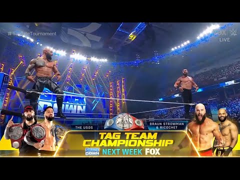 Braun Strowman & Ricochet vs. IMPERIUM (3/3) - WWE SmackDown 2/3/2023