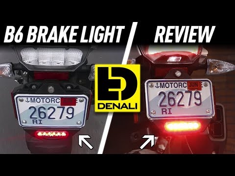 DENALI B6 LED Motorcycle Brake Light Review | TwistedThrottle.com