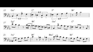 Charlie Haden: Waltz For Ruth (Bass Solo Transcription)