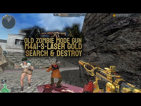 Crossfire West | The Gold Old Day M4A1-S-Laser Gold Search & Destroy