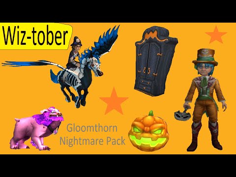Wizard101 - It's Wiztober! What Better Way To Celebrate Then Pack Opening -Gloomthorn Nightmare Pack