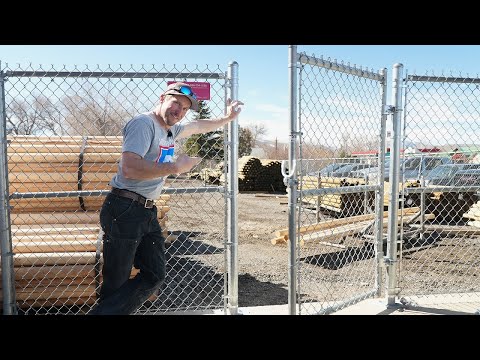 Shucks! Adding A Gate To Existing Chain Link Fence
