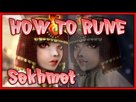 HOW TO RUNE SEKHMET (FIRE DESERT QUEEN) | G3 SUMMONERS WAR REVIEW