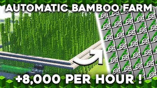 Minecraft 1.19 Automatic Bamboo Farm +8,500 PER HOUR !