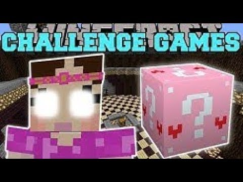 PopularMMOs Minecraft GIANT JEN CHALLENGE GAMES Lucky Block Mod Modded Mini Game