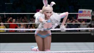 WWE 2K17: ♡Cake Entrance & Victory Scene♡