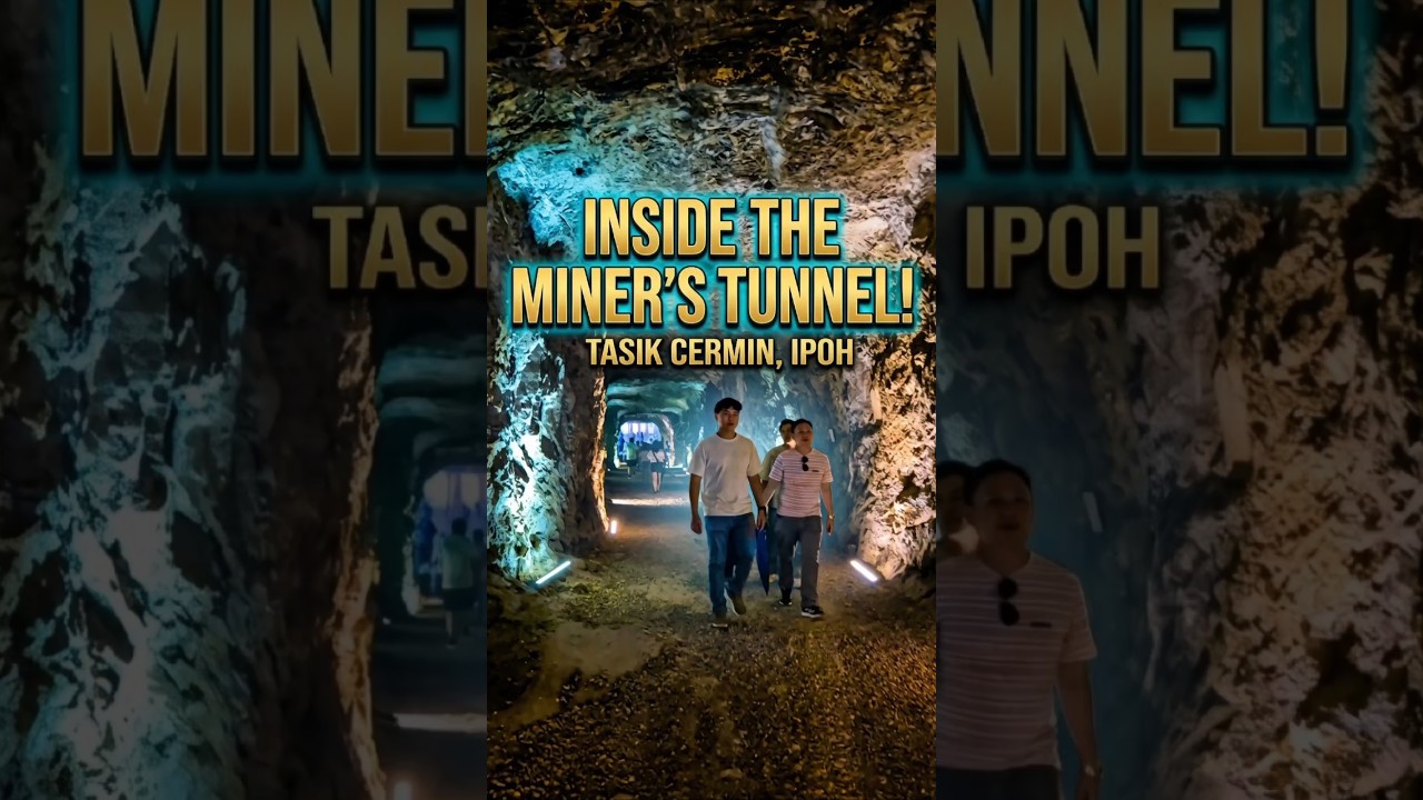 Inside Miner's Tunnel ,Tasik Cermin, Ipoh🇲🇾 #MinersTunnel #Ipoh #TasikCermin #malaysia