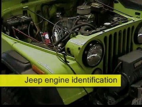 Jeep CJ7 engine and transmission identification
