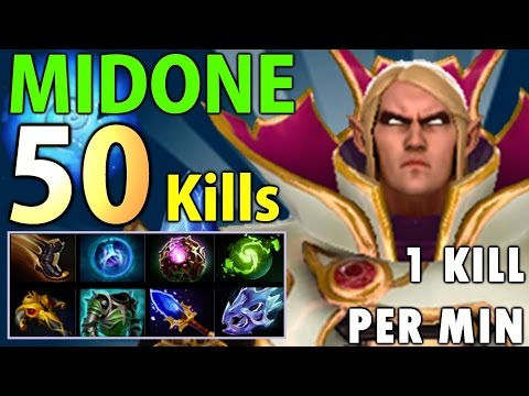 Midone Invoker- Dota 2: Crazy Invoker 50 Kills [1 Kill Per Min] @ 92070 Dmg & 1030GPM