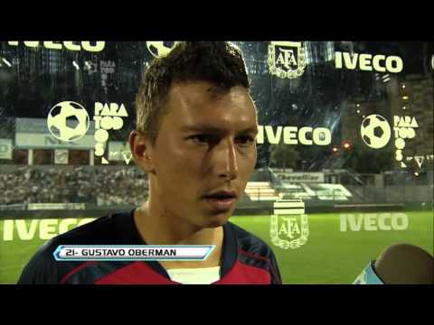 Oberman: "Por como se dio el partido ganamos un punto". Final 2013. Fecha 4. Fútbol Para Todos.