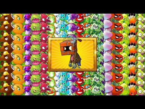 Plants Vs Zombies 2 All Plants - Every Plant Power Up Vs 99 Brickhead Zombie - Who 's Best Plant?