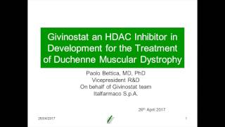 Givinostat in Duchenne (April 2017)