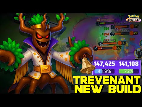 THIS NEW TREVENANT BUILD IS INSANELY BROKEN FOR SOLO QUEUE 😲 | POKEMON UNITE