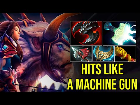 Mirana Carry OP Right Click Damage - Hits Like a Machine Gun! | Dota 2 Pro Highlights 7.39d
