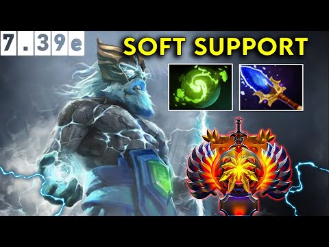 Zeus Immortal Soft Support Thunder God - Dota 2 Patch 7.39e Pro Pub Gameplay