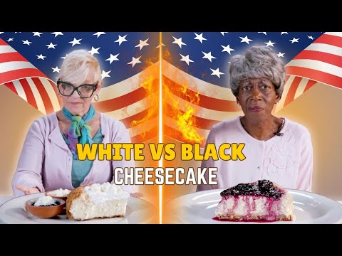 White vs Black: Grandmas Try Each Other's Cheesecake ⎸ Taste Wars