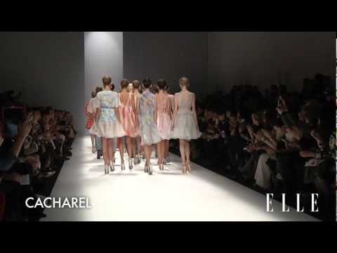 Cacharel 2013 SS Runway Show Paris Fashion Week ELLE TV