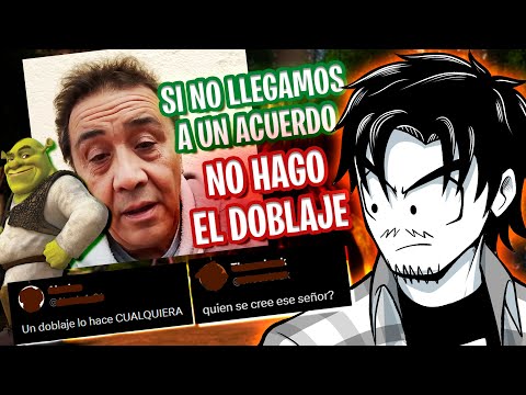 Alfonso Obregón is being ignored for his qualifications for dubbing Shrek 5.