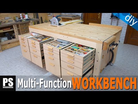 Multifunktions Werkbank mit viel Stauraum / Teil 4