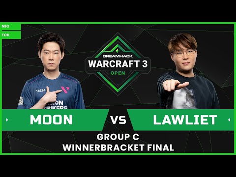 DreamHack Warcraft III Open 2021 Finals - [NE] Moon vs. LawLiet [NE] - Group C WB Final
