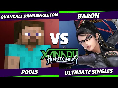 Xanadu Homecoming - Quandale Dinglelingleton (Steve) Vs. Baron (Bayonetta) Smash Ultimate - SSBU