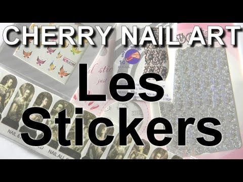 comment appliquer stickers ongles