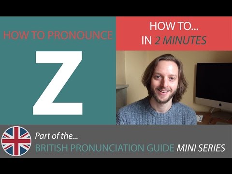 Part of a video titled How To Pronounce Z - YouTube
