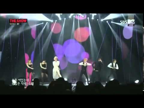 140708 - Fake It - Hyomin (T-ARA) ft Sungmin (SPEED) SBS The Show