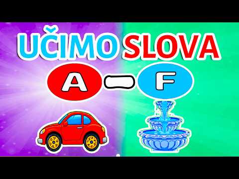 Učimo slova A–F 🔤🐾 | Abeceda za Djecu | Pepi TV Učimo Abecedu