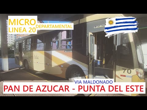 De PAN DE AZUCAR a PUNTA DEL ESTE en bus de MICRO.