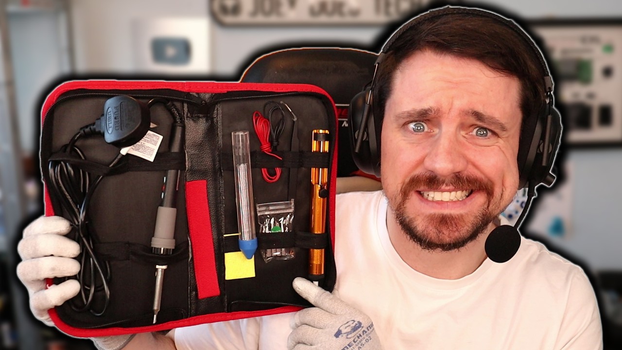 I Tried Repairing Electronics With an £18 Soldering Kit…