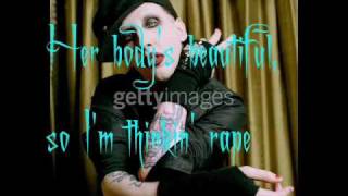 Mind of a Lunatic - Marilyn Manson (&quot;B&quot; side version) [Lyrics, Video w/ pic.]