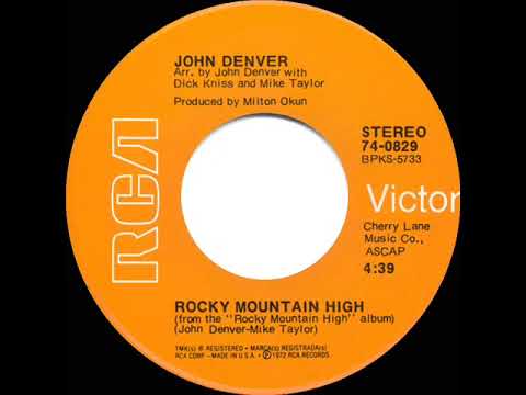 1973 HITS ARCHIVE: Rocky Mountain High - John Denver (stereo 45)