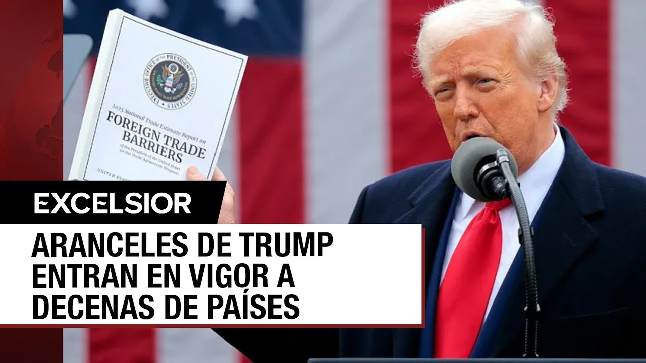 Entran en vigor nuevos aranceles de Trump con tasa de 104% a productos de China